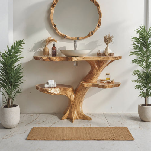 Handcrafted Floating Bathroom Vanity